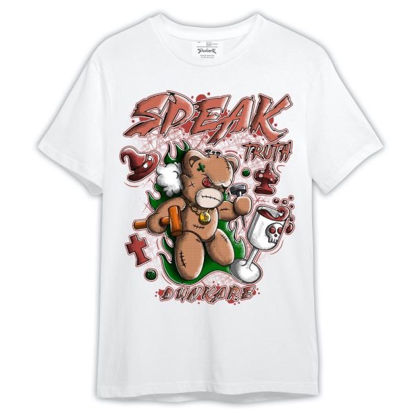 Dune Red 13s Shirt, Speak Truth Bear Shirt Outfit 1505 LGH Matching Jordan Shirt Jezsport.com