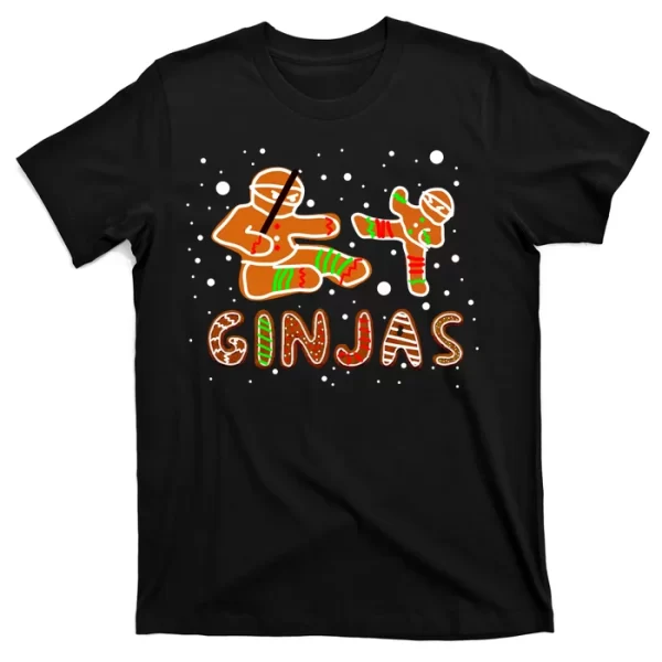 Ginjas Funny Gingerbread Christmas T Shirt For Men, Christmas Shirt For Girl Jezsport.com