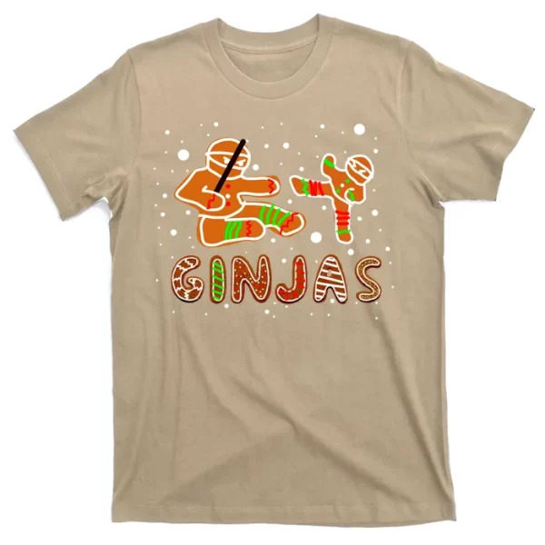 Ginjas Funny Gingerbread Christmas T Shirt For Men, Christmas Shirt For Girl Jezsport.com