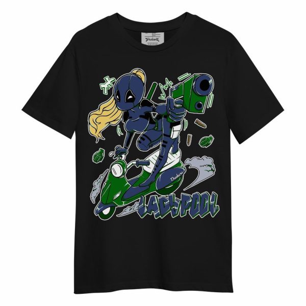 Midnight Navy 13s Shirt - Lady Pool Cartoon Unisex Shirt Matching Jordan Shirt Jezsport.com