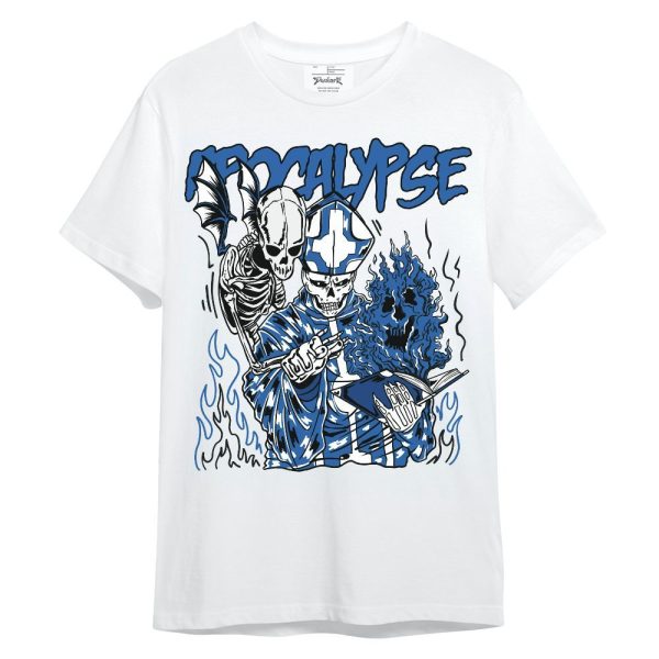 Brave Blue 13s Shirt - Apocalypse Skeleton Unisex Shirt Matching Jordan Shirt Jezsport.com