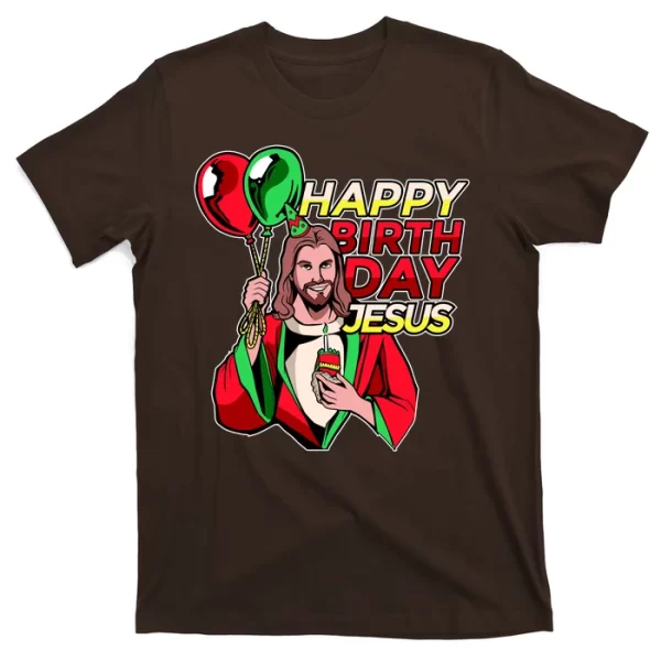 Happy Birthday Jesus Funny Christmas Birthday Boy T Shirt For Men, Christmas Shirt For Girl Jezsport.com