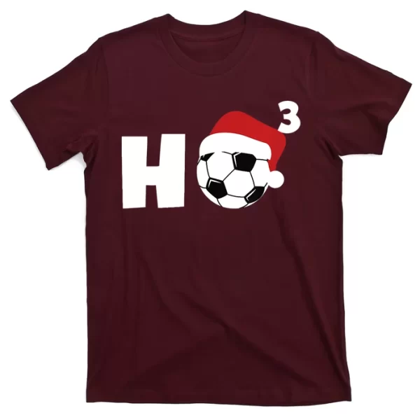 Ho Ho Ho' Soccer Christmas T Shirt For Men, Christmas Shirt For Girl Jezsport.com