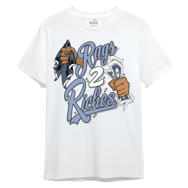 Retro Blue Grey 13s Shirt, Rag 2 Riches Unisex Shirt Matching Jordan Shirt Jezsport.com