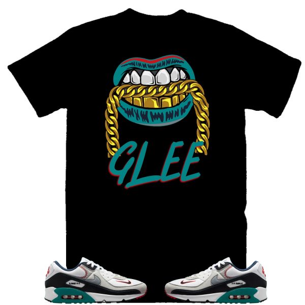 Glee Ken Griffey Air Max 90 Backwards Cap Sneaker Tee, Blue and Black Retro 90 Shirt Jezsport.com