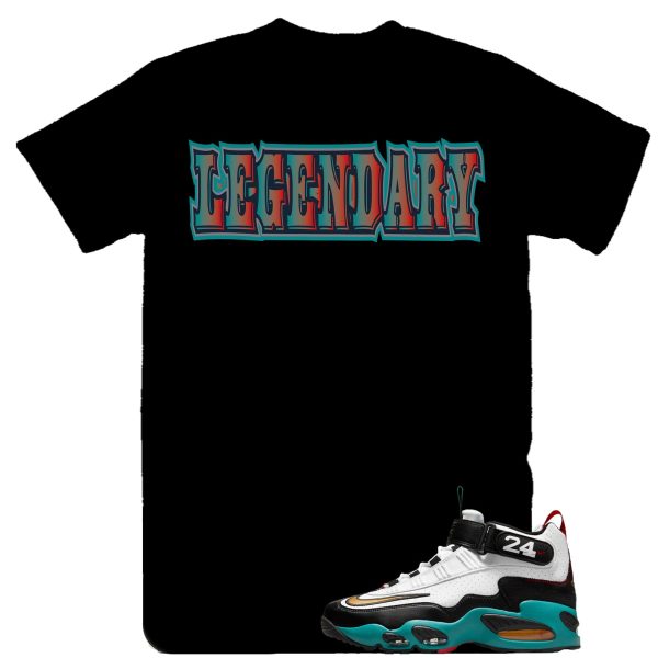 Legendary Ken Griffey Max 1 Sweetest swing Sneaker Tee, Blue and Black Retro 1 Shirt Jezsport.com