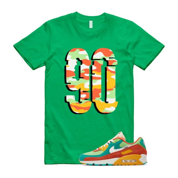 90 T Shirt to match Roma Mean Green Orange Pollen SE Sail ARC Air Max Running Club 90 Jezsport.com