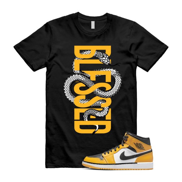 SNAKEB T Shirt to match 1 Mid Reverse Yellow Taxi University Gold Pollen 95 Sunflower 19 Jezsport.com