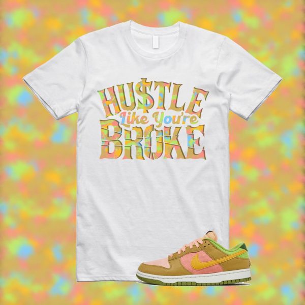 BROKE T Shirt to match Dunk Low Sun Club Arctic Orange Force 1 07 LV8 Sanded Gold Jezsport.com