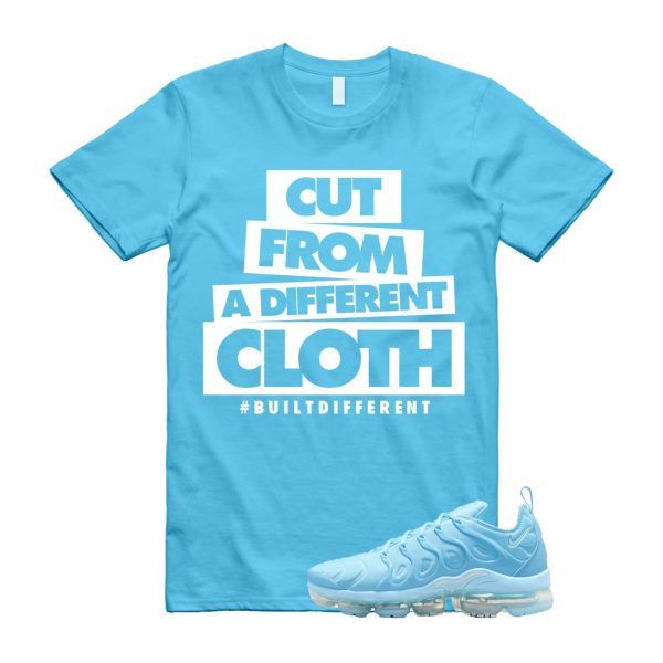 CLOTH T Shirt to match Air VaporMax Plus University Blue Chill UNC Powder Jezsport.com