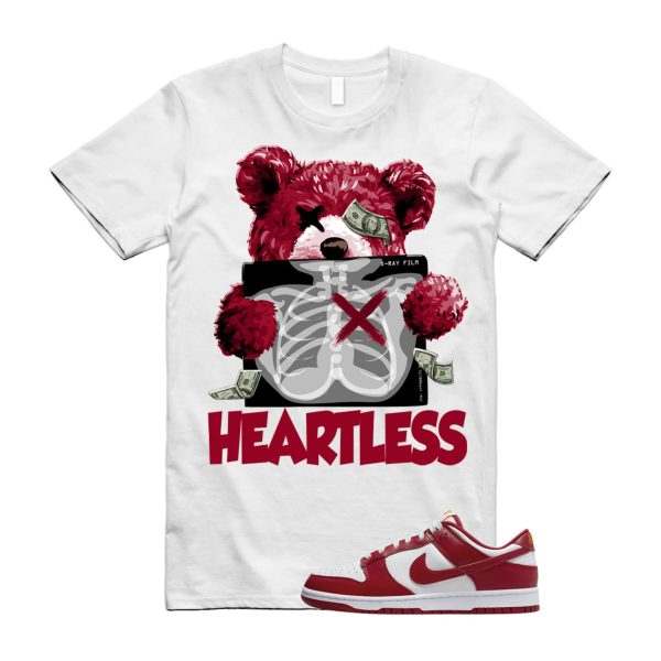 HEART T Shirt to match Dunk Low Next Nature University Red Varsity Gym Bred Cardinal Hoodie Jezsport.com