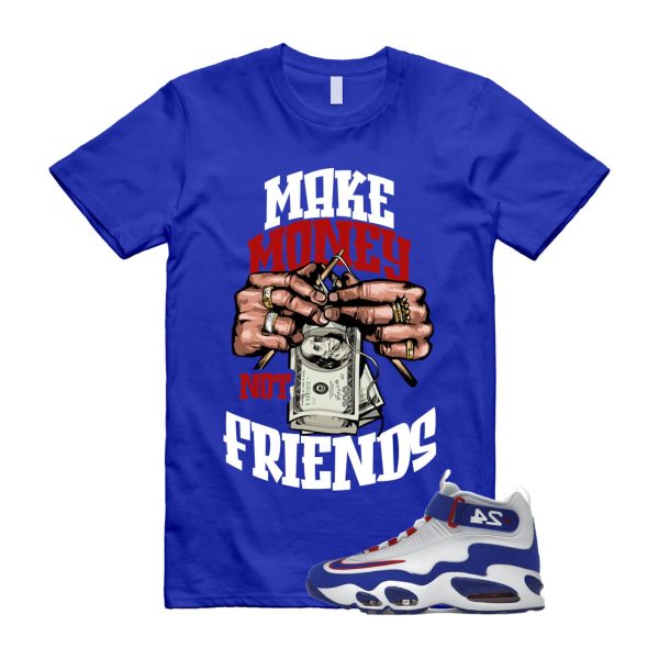 MM T Shirt to match Air Griffey Max 1 Gym Red Old Royal Aquamarine Teal 24 USA Jezsport.com