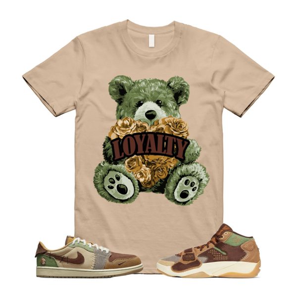 LYLTY T Shirt to match 1 Low OG Zion Williamson Voodoo Flax Muslin Fauna Brown Oil Green Sesame Moon Fossil 2 Jezsport.com