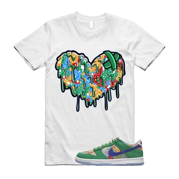 DRHRT T Shirt to match N Dunk Low Foam Finger Big Kids Stadium Green White University Red Old Royal Jezsport.com