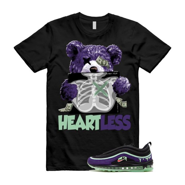 HEART T Shirt to match Air Max 97 Halloween Green Glow Purple Slime Court Purple Mint Jezsport.com