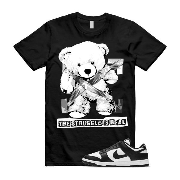 Dunk Panda White Black Low Retro Classic Traditional T Shirt Match STRUG ,DD1503-101 Jezsport.com