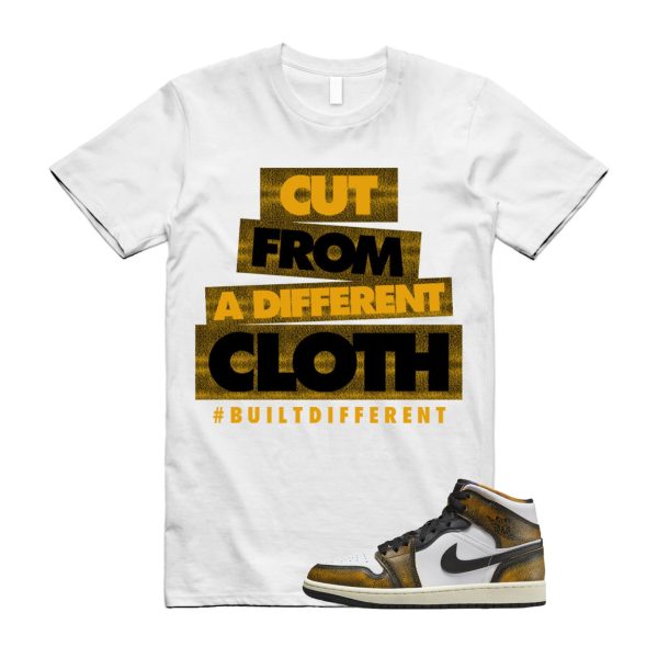 CLOTH T Shirt to match J 1 Low SE Wear Away Yellow (GS) Black White Onyx Sail Jezsport.com