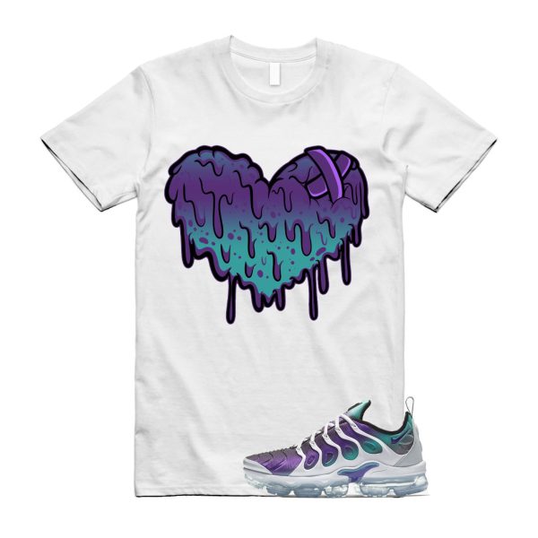 DRHRT T Shirt to match Air VaporMax Plus Grape Fierce Purple Aurora Green Gradient White Black Jezsport.com