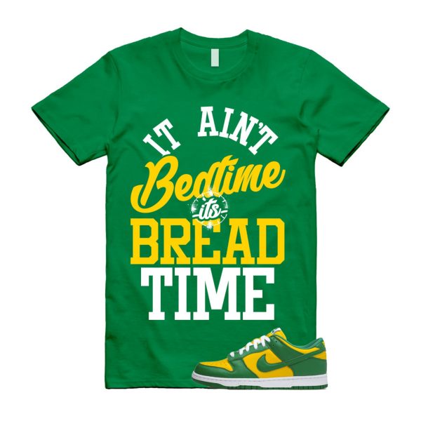 BT T Shirt to match N Dunk Low Brazil Varsity Maize Pine Green White SP OG Jezsport.com