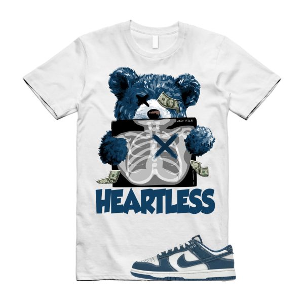 HEART T Shirt to match N Dunk Low Industrial Blue Sashiko Summit White Japan Jezsport.com