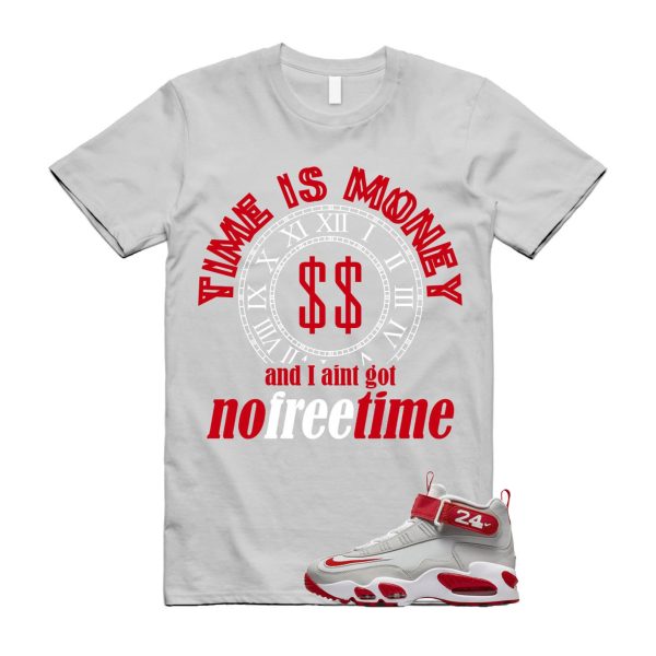 FREE TIME T Shirt to match N Air Griffey Max 1 Cincinnati Reds Pure Platinum University White Jezsport.com