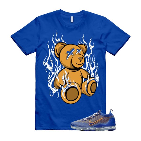 LIT T Shirt to match Air VaporMax 2021 Flyknit Knicks Game Royal Deep University Blue Vivid Orange Jezsport.com