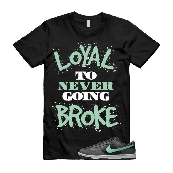 NB T Shirt to match N Dunk Low Retro Green Glow Black Dark Grey White Jezsport.com