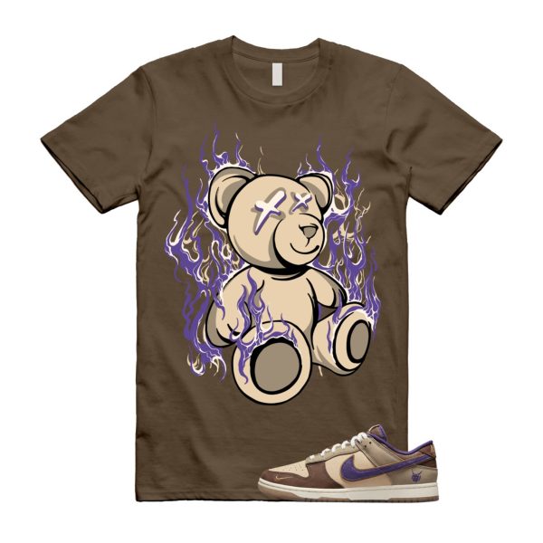 LIT T Shirt to match N Dunk Low Setsubun Tan Brown Purple Beige Jezsport.com