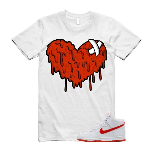 DRHRT T Shirt to match N Dunk High Low Picante Red White Jezsport.com