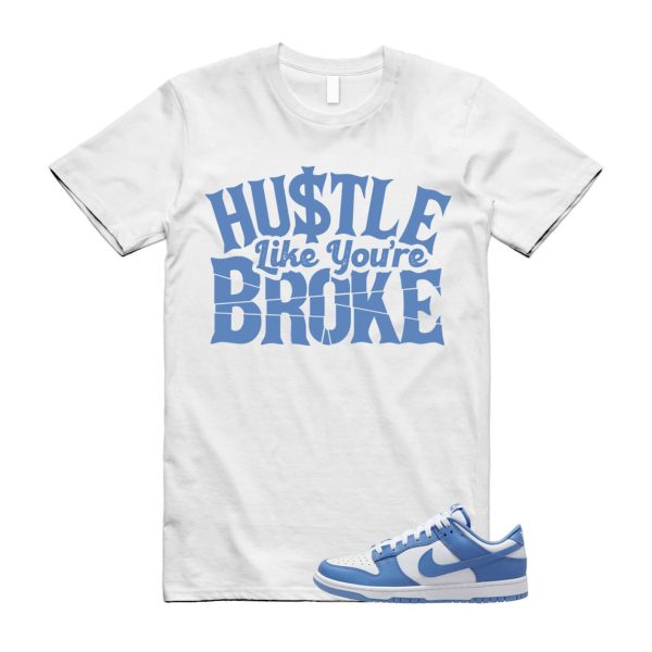 Dunk Polar Blue White Winter Low T Shirt Match BROKE Jezsport.com