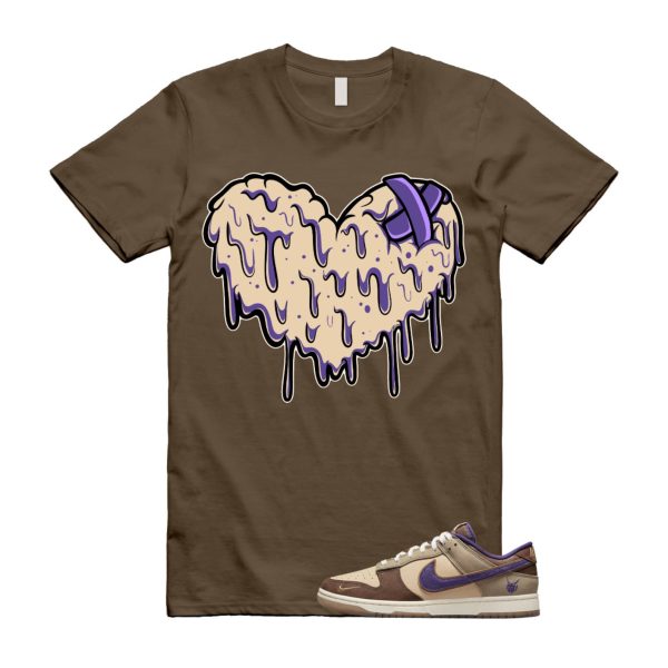 DRHRT T Shirt to match N Dunk Low Setsubun Tan Brown Purple Beige Hoodie Jezsport.com