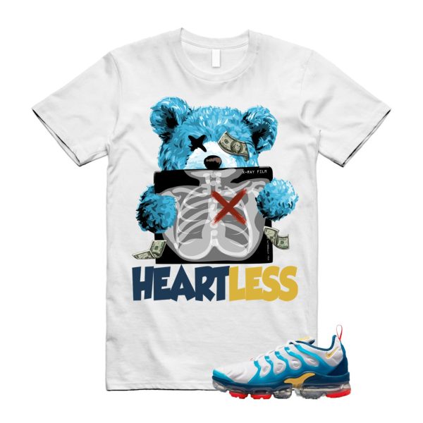 HEART T Shirt to match N Air VaporMax Plus White Citron Pulse Industrial Blue  Jezsport.com