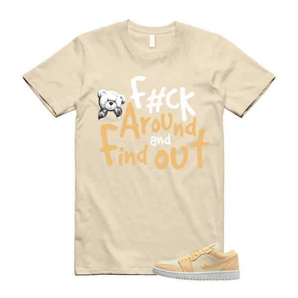 FCK T Shirt to match Air J 1 Low SE Celestial Gold Muslin Sail Hoodie Jezsport.com