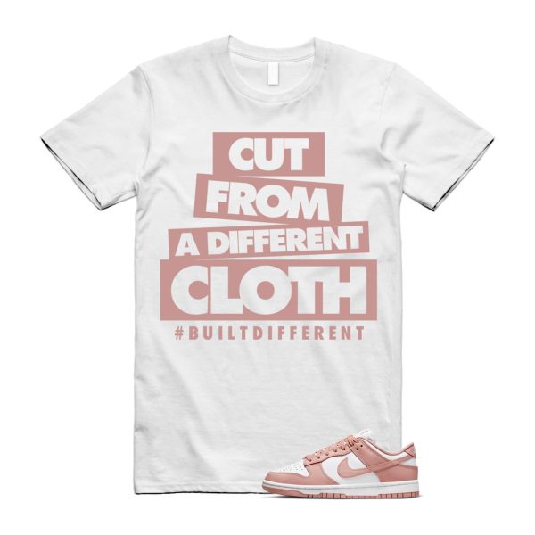 CLOTH T Shirt to match N Dunk Low Rose Whisper WMNS White Jezsport.com