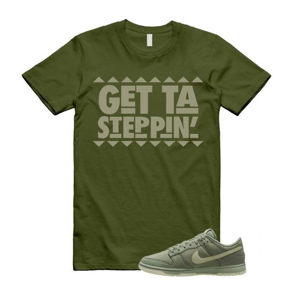 GET T Shirt to match N Dunk Low Premium Oil Green Olive Aura Phantom Jezsport.com