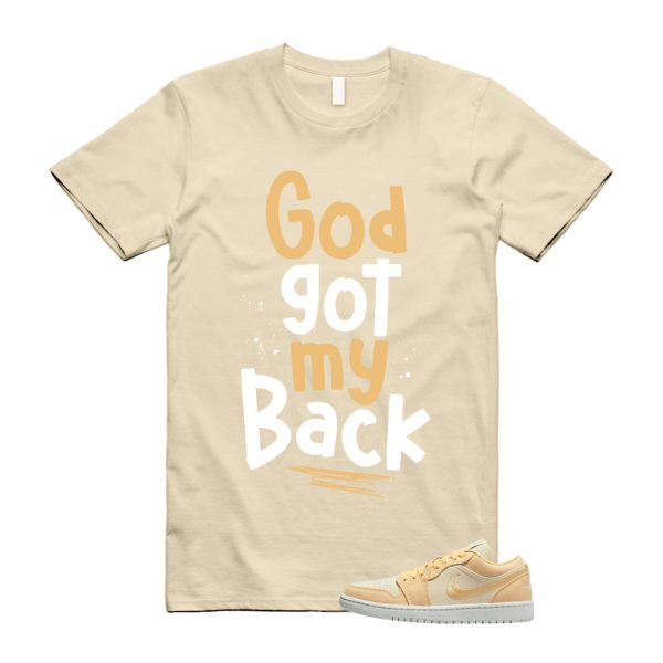 GOD T Shirt to match Air J 1 Low SE Celestial Gold Muslin Sail Jezsport.com