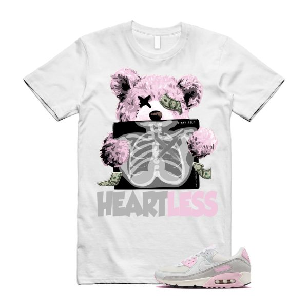 HEART T Shirt to match N WMNS Air Max 90 Athletic Department White Pink Grey Jezsport.com