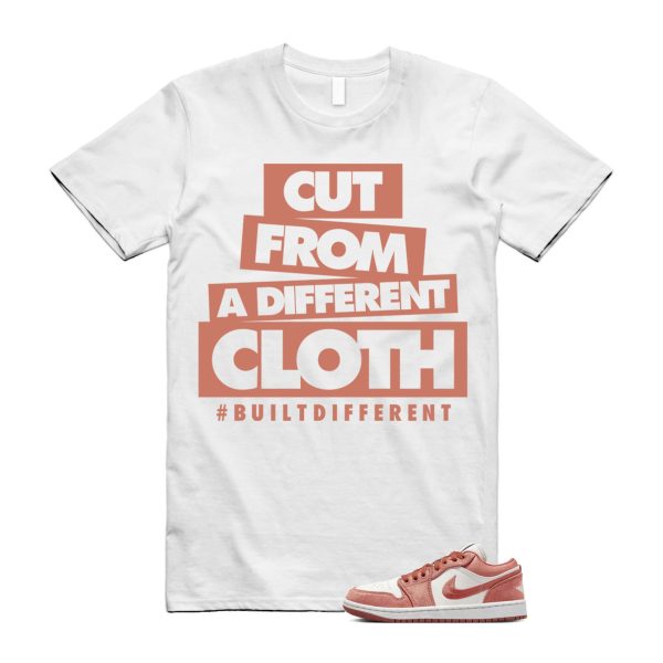 CLOTH T Shirt to match Air J 1 Low SE Canvas Peach White Jezsport.com