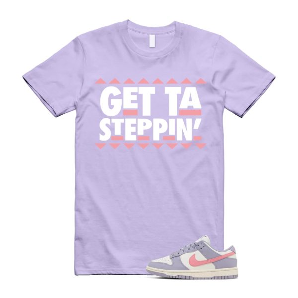 GET T Shirt to match N Dunk Low Indigo Haze WMNS Coral Chalk Sail Purple Lavender Pink White Jezsport.com