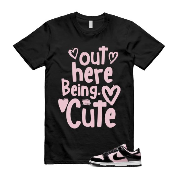 C2 T Shirt to match N Dunk Low Pink Foam Black White WMNS Jezsport.com