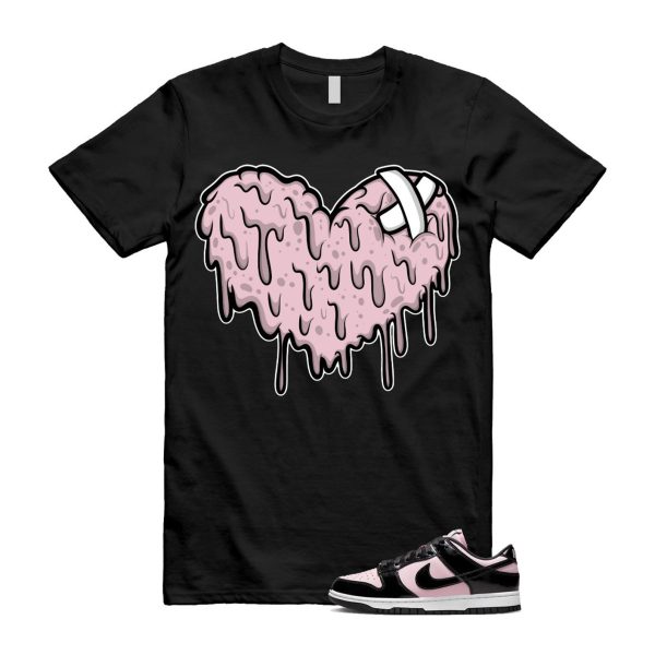 DRHRT T Shirt to match N Dunk Low Pink Foam Black White WMNS Jezsport.com