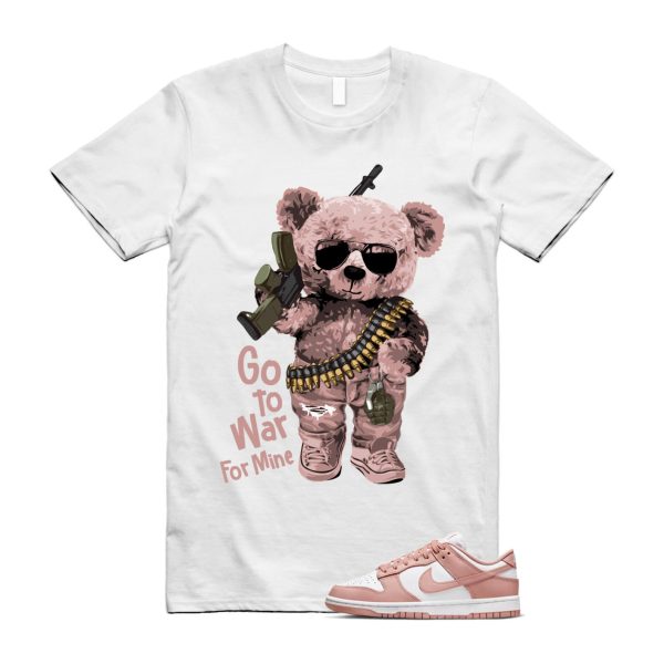 WAR T Shirt to match N Dunk Low Rose Whisper WMNS White Jezsport.com