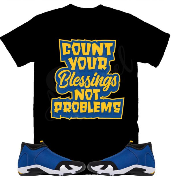 Count Your Blessings Shirt to Match Retro 14 Laney, Laney 14s Shirt Jezsport.com