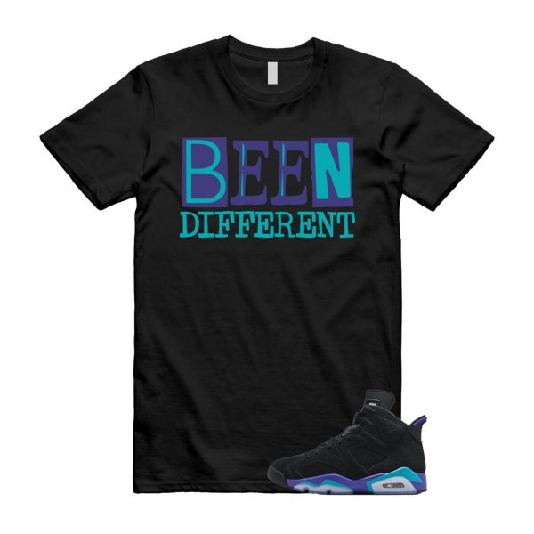 Aquatone 6 Bright Concord Black Retro Vibrant Aqua T Shirt Match BEEN Jezsport.com