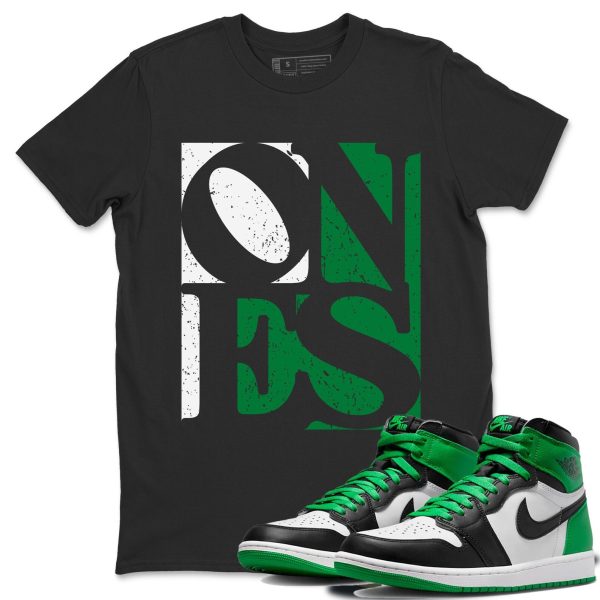 Ones Lucky Green T Shirt Unisex Cotton Sneaker Matching Shirts To Match 1s Celtics Jezsport.com