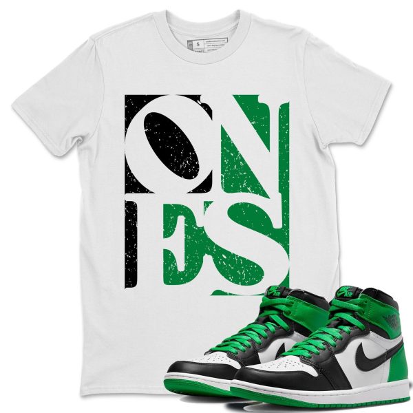 Ones Lucky Green T Shirt Unisex Cotton Sneaker Matching Shirts To Match 1s Celtics Jezsport.com