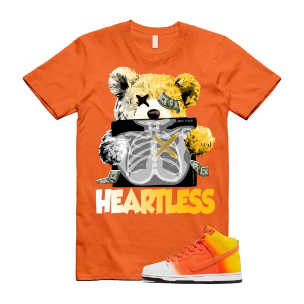 Dunk Candy Corn Sweet Tooth Orange Amarillo White Yellow T Shirt Match HEART Jezsport.com