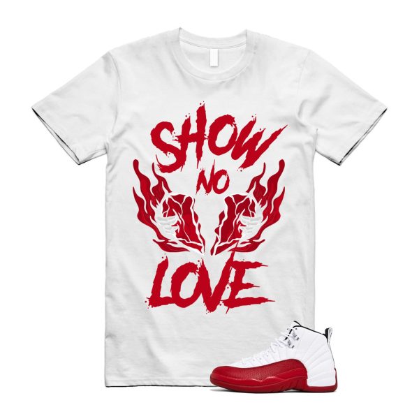 Cherry 12 Varsity Red White T Shirt Match NO LOVE Jezsport.com