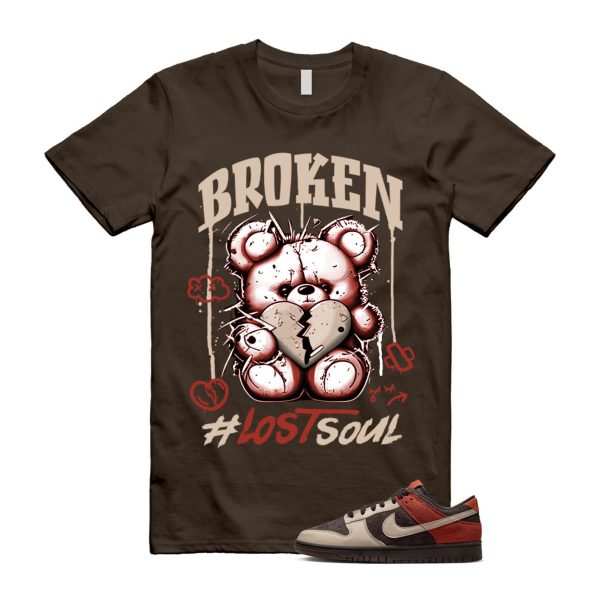 Dunk Red Panda Velvet Brown Sanddrift Rugged Orange Low T Shirt Match BRLS Jezsport.com