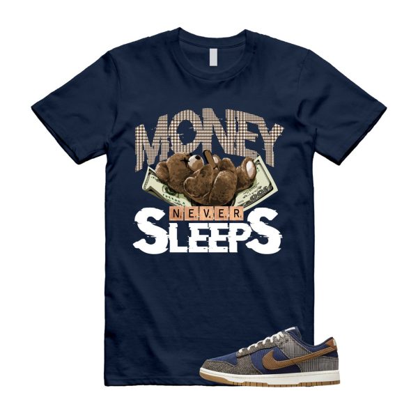 Dunk Tweed Midnight Navy Corduroy Ale Brown Pale Ivory T Shirt Match MNS Jezsport.com